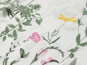 PrzytulneMieszkanie.pl PrzytulneMieszkanie.pl Bawełniana pościel SUMMER MEADOW biała Rozmiar pościeli: 70 x 90 cm | 140 x 200 cm