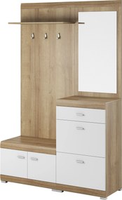 Masseno Garderoba AURA 135/197/34 cm do Przedpokoju Nowoczesna