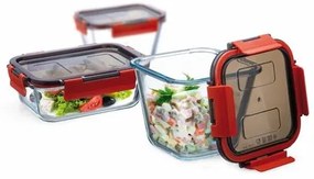 Simax 7606/L szklany pojemnik z pokrywką typu klik-klak, 0,5 l