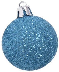 Niebieskie bombki zestaw 12 szt. – Casa Selección, ⌀ 4 cm