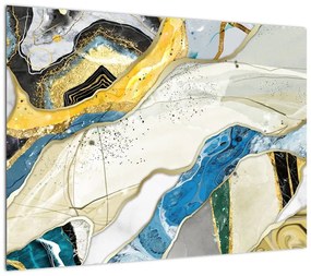 Obraz - Kolorowy marmur (70x50 cm)