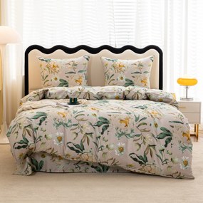 PrzytulneMieszkanie.pl PrzytulneMieszkanie.pl Pościel z mikrofibry ELYSIA, jasnoszara Rozmiar pościeli: 70 x 80 cm | 140 x 200 cm