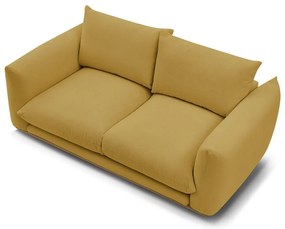 Żółta sofa 193 cm Ernest – Bobochic Paris
