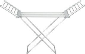 HOMCOM Suszarka do Ubrań z Funkcją Ogrzewania, 45-55 ℃, Składana, 144Dł. x 53Sz. x 96Wys. cm