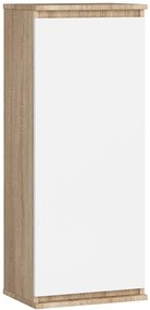 Szafka wisząca w skandynawskim stylu dąb sonoma + biały R3-P32