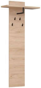 Garderoba do przedpokoju PEDRO IV hickory jackson/czarna ASM Meble
