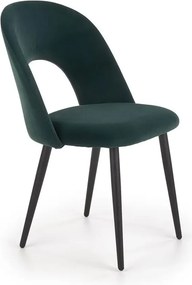 Zielone minimalistyczne krzesło tapicerowane Z3-P41