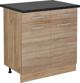 Szafka dolna do kuchni sonoma 80x60x81.6 r-line