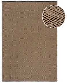 Czarno-naturalny dywan z juty 160x230 cm Diamond – Flair Rugs