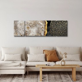 Obraz - Pień drzewa w kolażu 2 (170x50 cm)