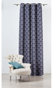 Niebiesko-szara zasłona 130x260 cm Zatapa – Mendola Fabrics