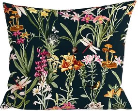 Poszewka na poduszkę z mikrofibry MYSTIC GARDEN 45x45 cm, ciemnozielona