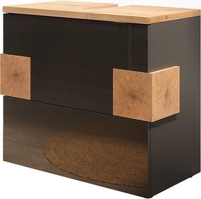 Szafka na wannę antracyt 70x37x64.5 eden