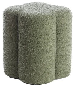 Zielony puf z materiału bouclé Nalani – Light & Living