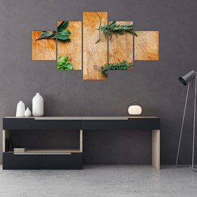 Obraz - Zioła (125x70 cm)