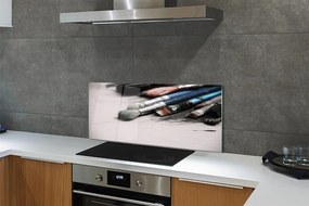 Szklany Panel Pędzle Malarskie