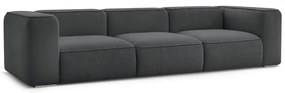 Ciemnoszara sofa 345 cm Zephyr – Bobochic Paris