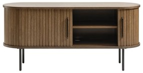 Brązowa szafka pod TV w dekorze dębu 120x56 cm Nola – Unique Furniture