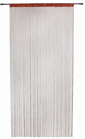 Brązowa zasłona na drzwi 100x200 cm String – Mendola Fabrics