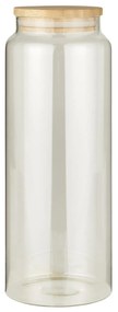 Szklany pojemnik na żywność BAMBOO z bambusową pokrywką 1750 ml