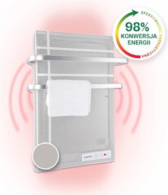 Klarstein Hotrod 1000W 80x60cm Panel na podczerwień Srebrny