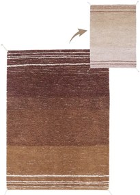 Ceglasty bawełniany dywan 170x240 cm Twin Toffee – Lorena Canals