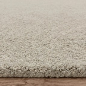 Kremowy dywan z mieszanki wełny tkany ręcznie 160x230 cm Theodore Chevron – Asiatic Carpets