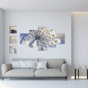 Obraz - Zamarznięty kwiat (125x70 cm)