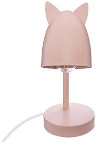 Dziecięca lampa stołowa KITTY EARS różowa