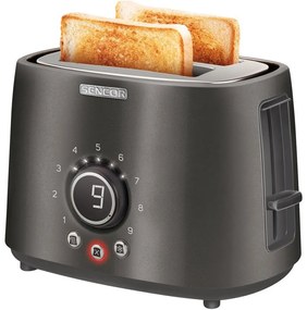 Sencor - Toster z dwoma otworami 1000 W/230 V antracyt