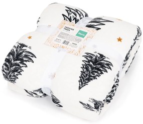 4Home Koc z barankiem Frosted Trees, 150 x 200 cm