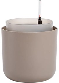 Plastia Doniczka samonawadniająca Tolita brązowy, śr. 19 cm, śred. 19 cm