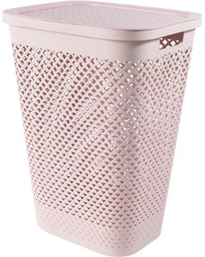 Curver Kosz na brudną bieliznę Pure 55 l, różowy
