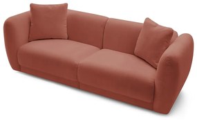 Czerwona sofa 230 cm Bourbon – Bobochic Paris