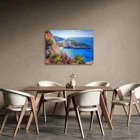 Obraz na szkle - Plaża Navagio, Grecja (70x50 cm)