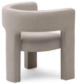 Beżowoszary designerski fotel ALPHA LOOP