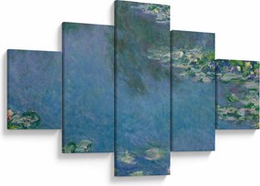 Obraz - Claude Monet, Water Lilies, reprodukcje (125x70 cm)