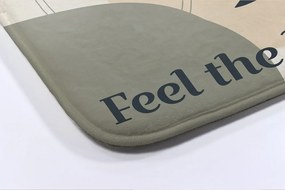 Dywanik antypoślizgowy do łazienki Dywanik antypoślizgowy do łazienki Roślina Liść