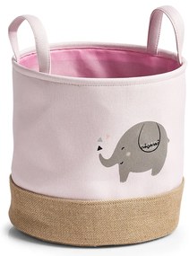 Materiałowy kosz z uszami do przenoszenia, Ø 30 cm