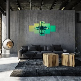 Obraz kropli wody (125x70 cm)