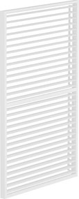 PANEL ŻALUZJOWY BOCZNY RUCHOMY 123X218 CM DO PERGOLI 4M ALUMINIOWY BIAŁY