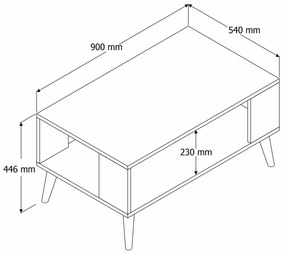 Stolik konferencyjny City Oak