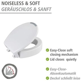 Biała deska sedesowa Wenko Secura Comfort