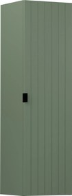 Szafka łazienkowa słupek wisząca zielona lamelowy front 31 x 30 cm CUSCO