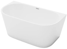 Wanna półwolnostojąca - 175L - 130 x 71,5 x 58 cm - Biały - Akryl - DIVINA