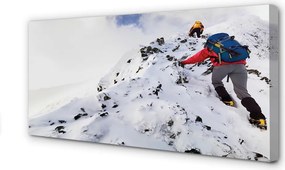 Obraz na płótnie Pasja Górskiej Wspinaczki