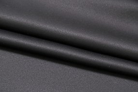 Czarna zasłona OXFORD 140x250 cm Zawieszanie: Metalowe pierścienie