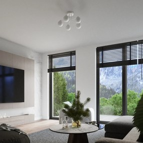 Żyrandol ASTRAL 5 biały SOLLUX  LIGHTING