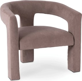 Beżowy welurowy fotel nowoczesny do salonu Z1-T96