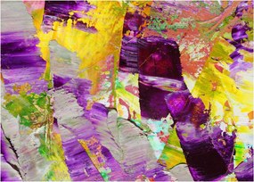 Obraz na szkle abstrakcji - malarstwo (70x50 cm)